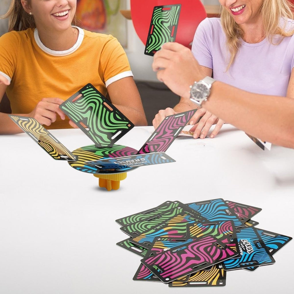 Cards vs. Gravity Pro The Gravity Defying Card-Balancing Game 2-8 Players Party