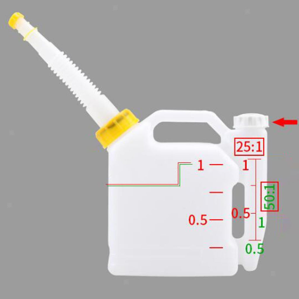 Fuel Oil Mixing Bottle Two-Stroke Oil Ratio Bottle Large Capacity Fuel Mixing