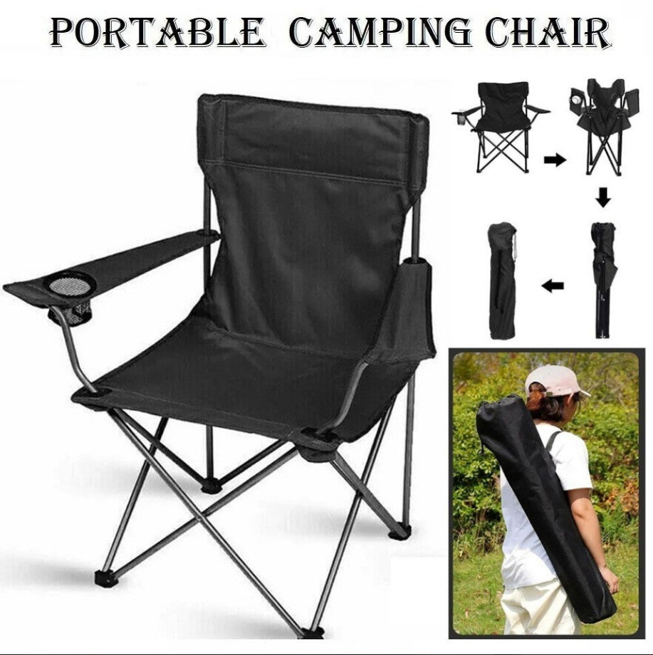 Camping Chairs Portable Folding Lightweight Outdoor Garden Beach Picnic Chair UK