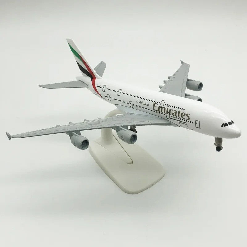 EMIRATES A380 20CM AIRBUS WHEELS METAL AIRCRAFT DIECAST PLANE MODEL GIFT 1:400