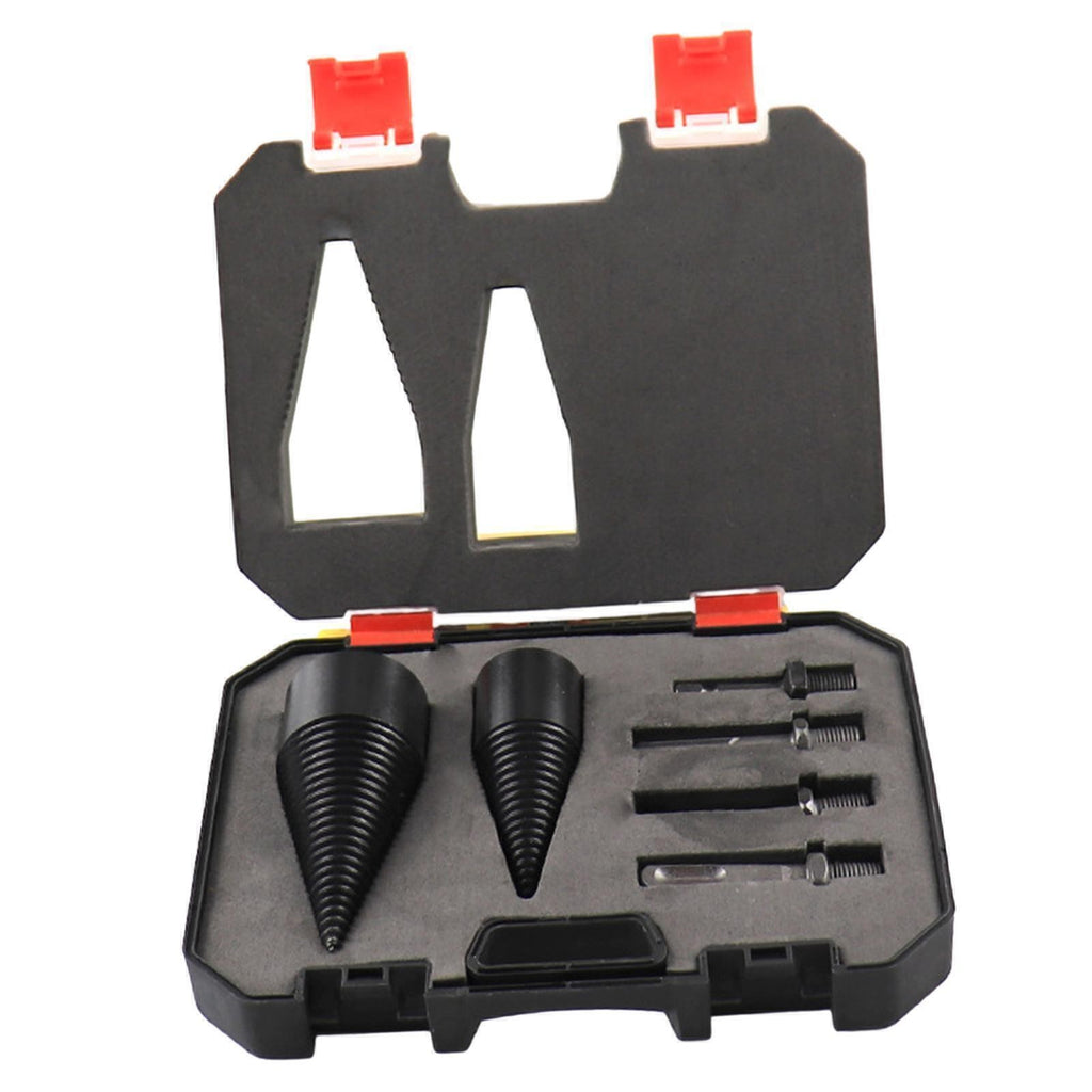 42mm Firewood Drill Bit Hex Shank Wood Cone Log Splitter Screw Splitting Driver