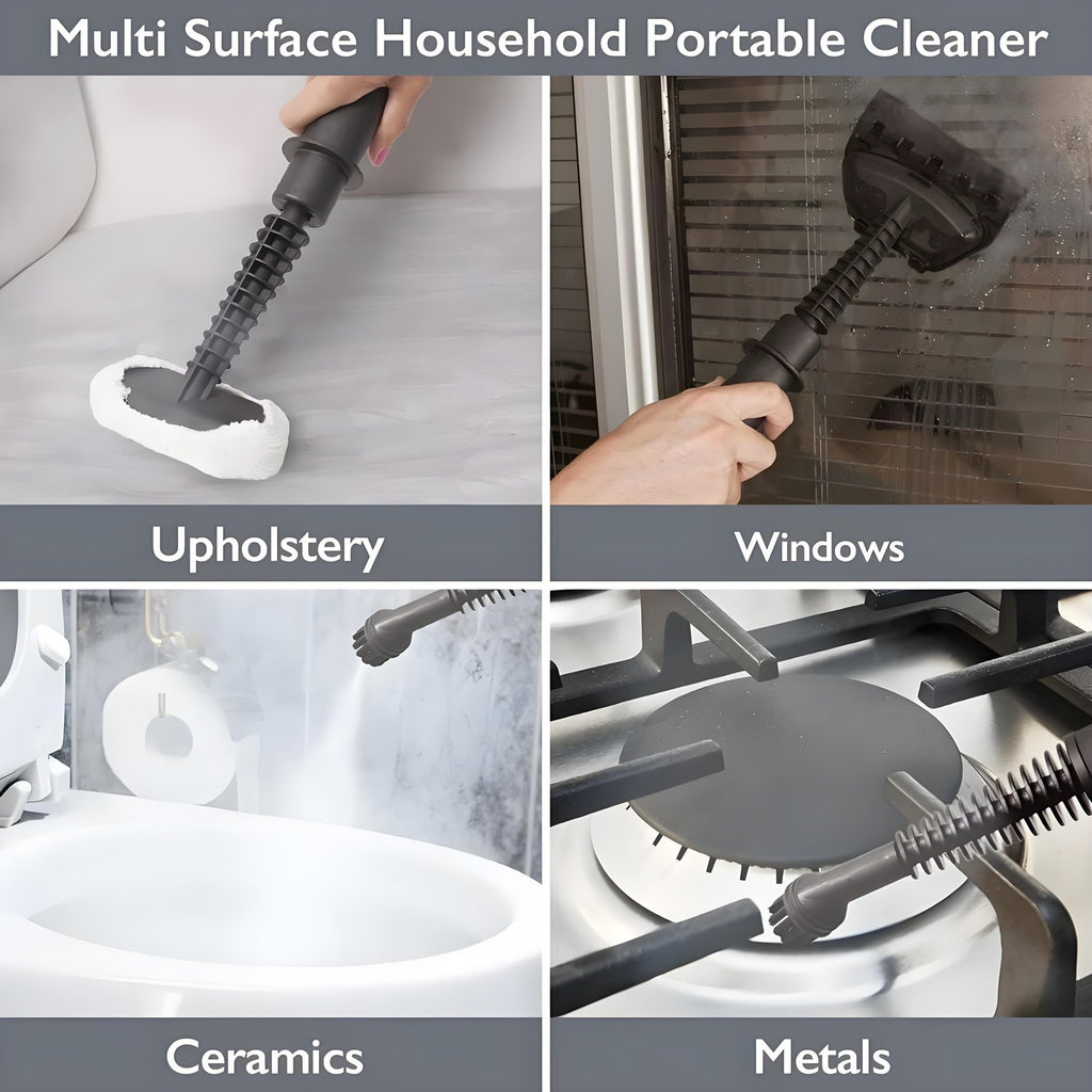 Steam Cleaner High Temperature Hand Held Steamer Home Kitchen Car Multi Purpose
