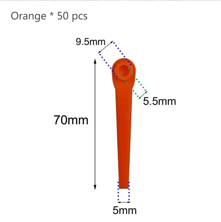 Plastic Blades for FLYMO SimpliTrim Li Battery Grass Trimmer Strimmer x 50