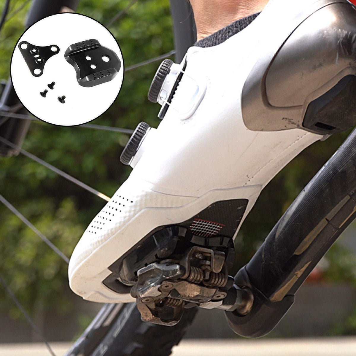 Mountain Bike SPD Shoe Adapter Lock Pedal Cleats H9P9 Accessory