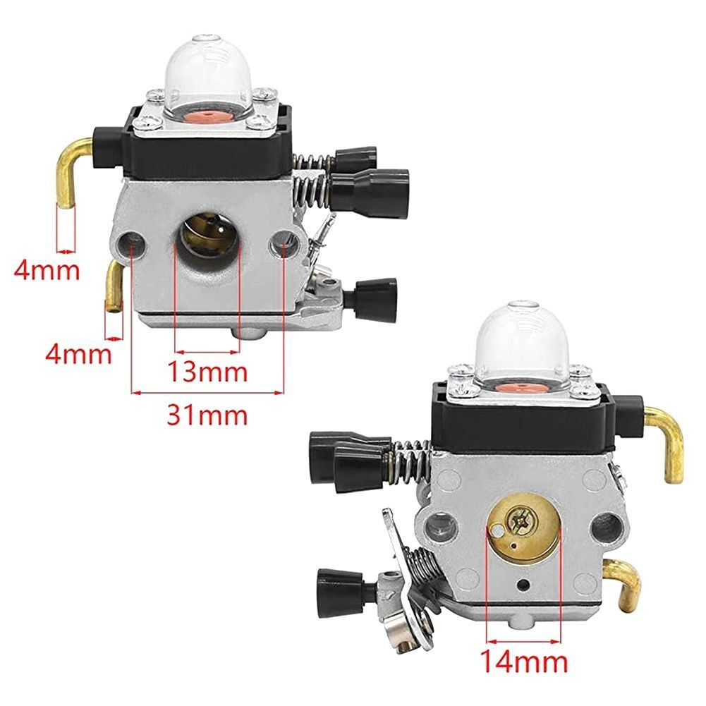 Carburetor For STIHL FS55 FS55R FS55RC KM55 HL45 KM55R FS38 w/ Fuel Line Kit