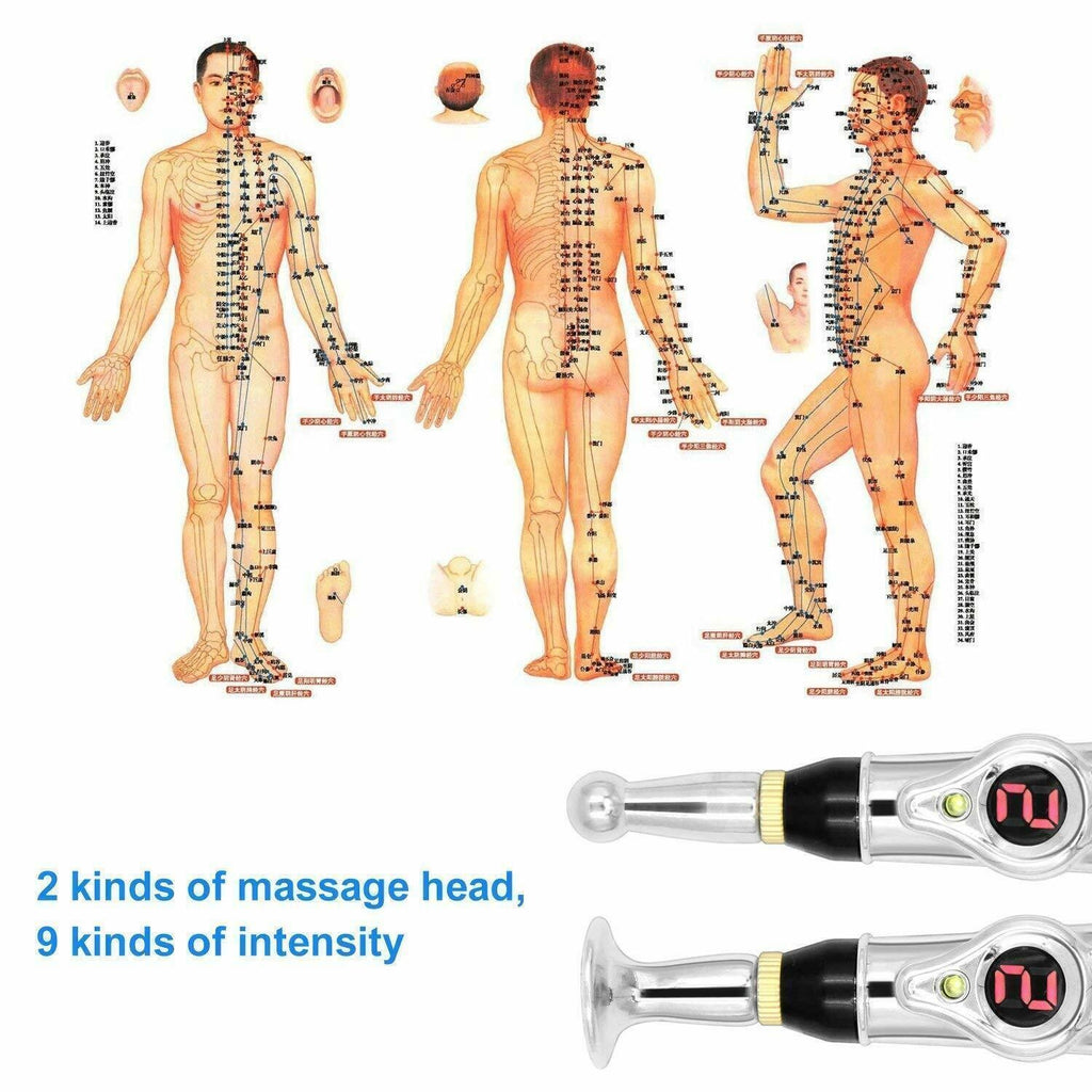 Electronic Acupuncture Massage Pen Meridian Therapy Pain Relief Energy Tool UK