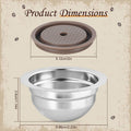 Stainless Steel Refillable For Nespresso Vertuo Coffee Pod Capsules 230ml．