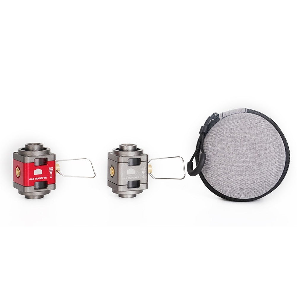 Gas Tank Converter for Camping with Visual Window and Pressure Release
