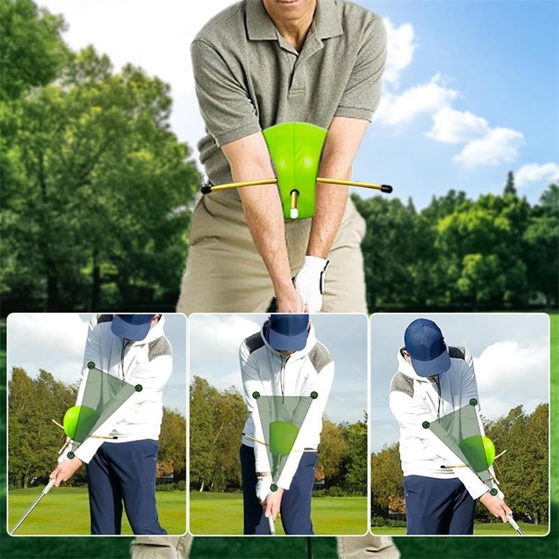The Connector Golf Training Aid,Golf Swing Trainers Aid,Helps Train Proper Swing