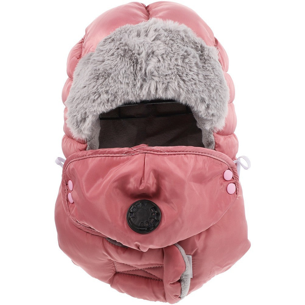 1 Set Winter Hat Mask Cotton Protective Hat Winter Hat Mask Skiing Hat