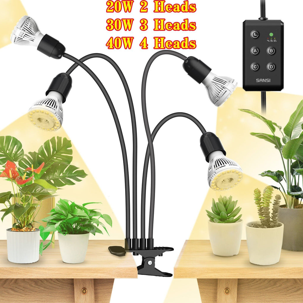 LED Clip Grow Light for Indoor Plants Veg Growing Lamp