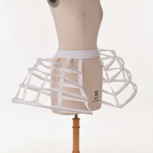 Cage Hoop Skirt Petticoat Dress Pannier Bustle for Costume Stage Performance