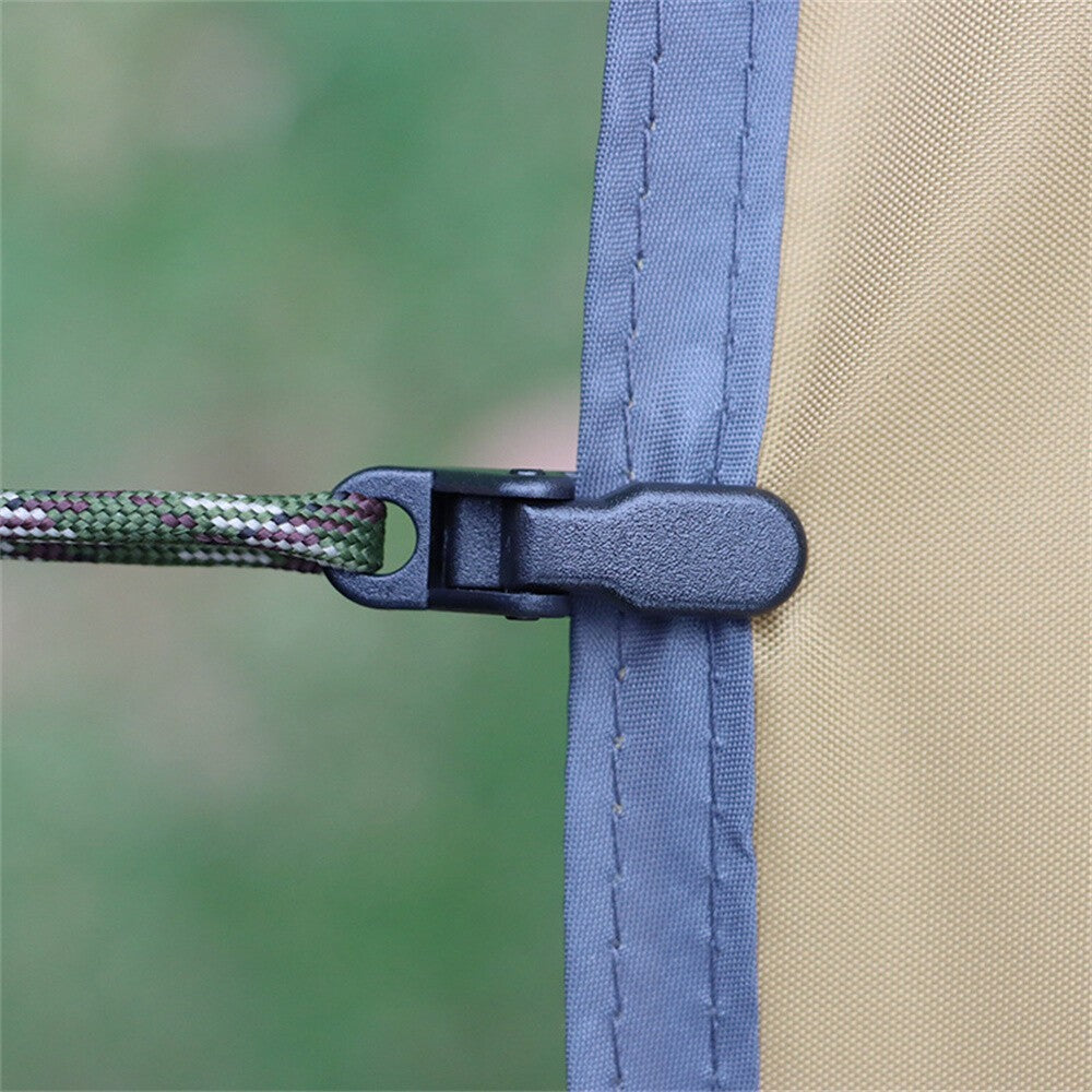 40 PCS Awning Tarp Clips Set Tent Clamp Buckle Camping Tool Heavy Duty Black UK