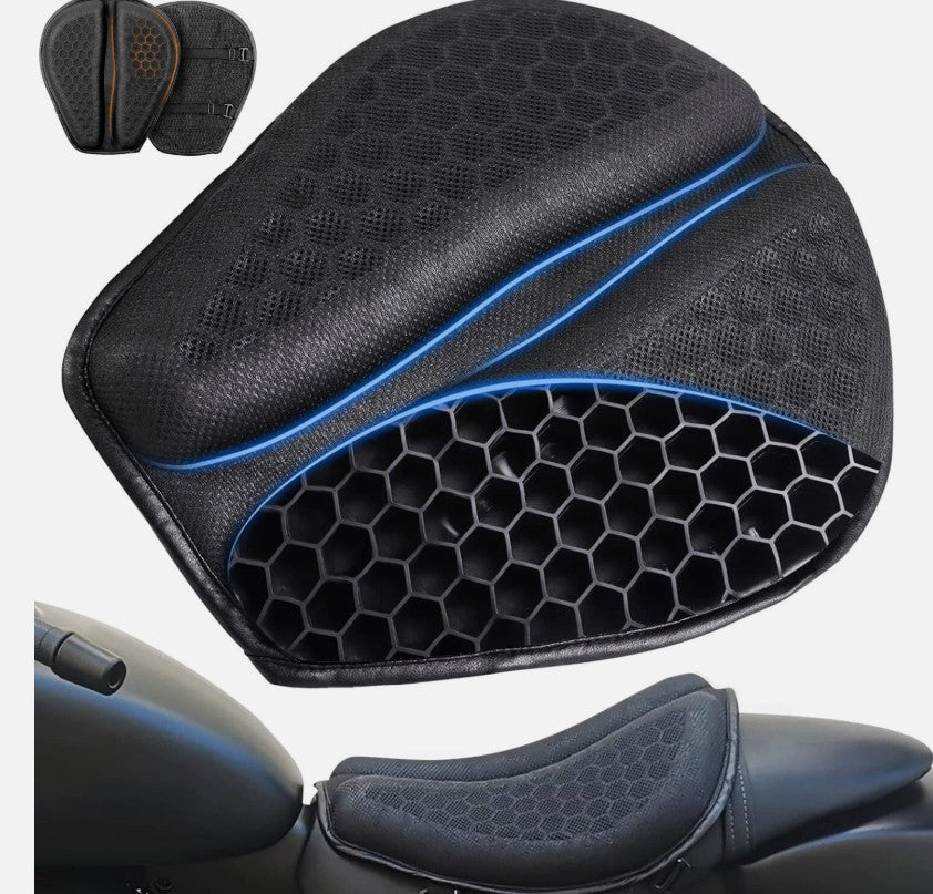 Motorcycle Gel Seat Pad Breathable Comfortable Motorbike Seat Pad for Long Rides