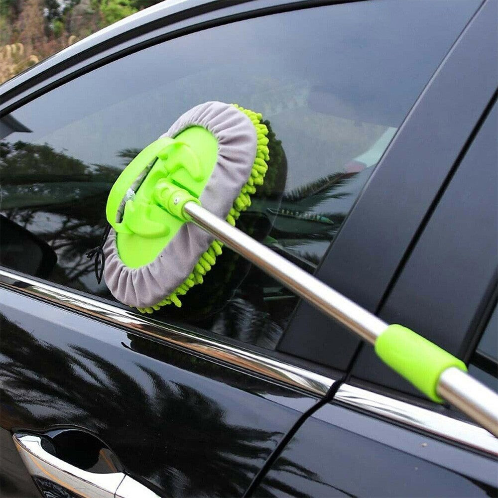 Adjustable Long Handle Telescopic Car Wash Brush Mop Vehicle Cleaning Tool Kit