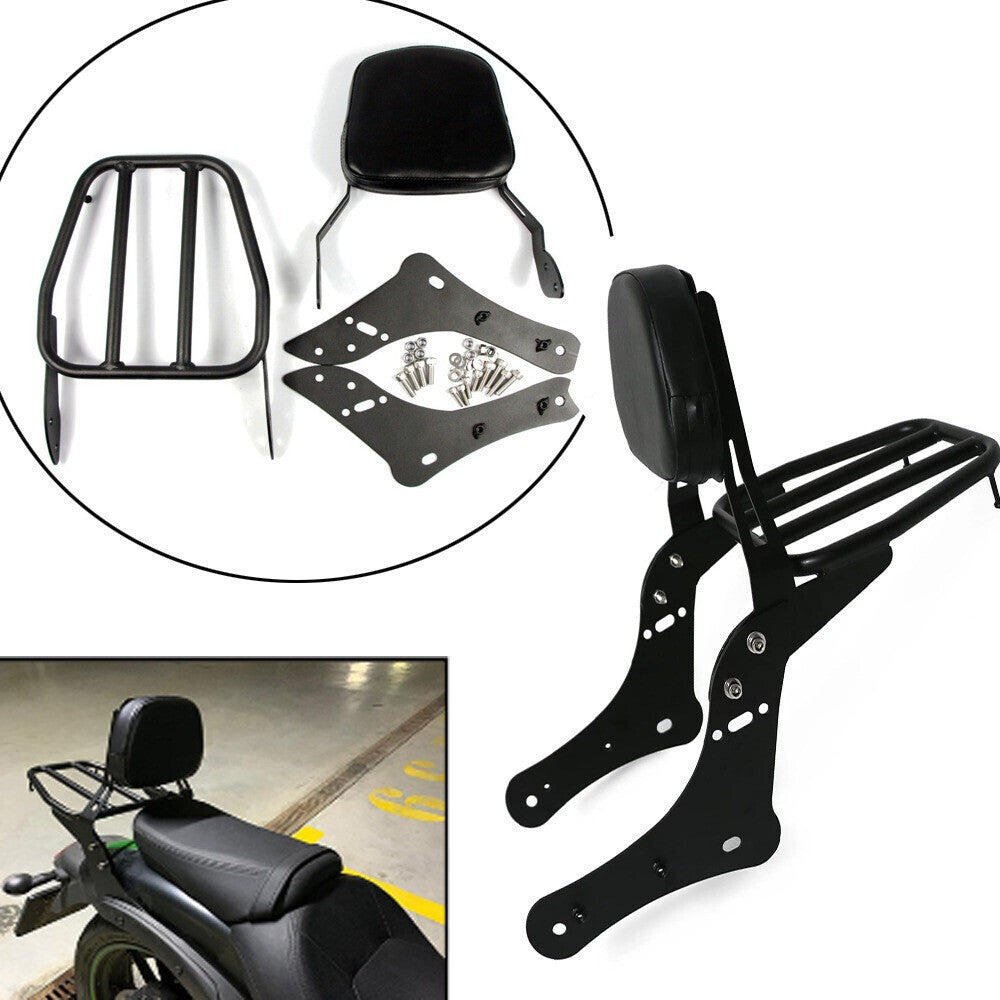 Sissy Bar Backrest with Luggage Rack For Kawasaki Vulcan S 650 VN650 2015-2022