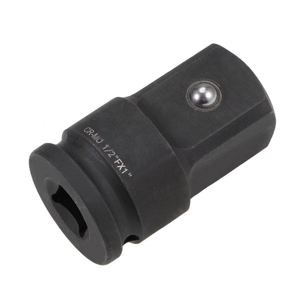 1/2 Inch Drive x 1 Inch Impact Socket Adapter Female to Male Cr-Mo