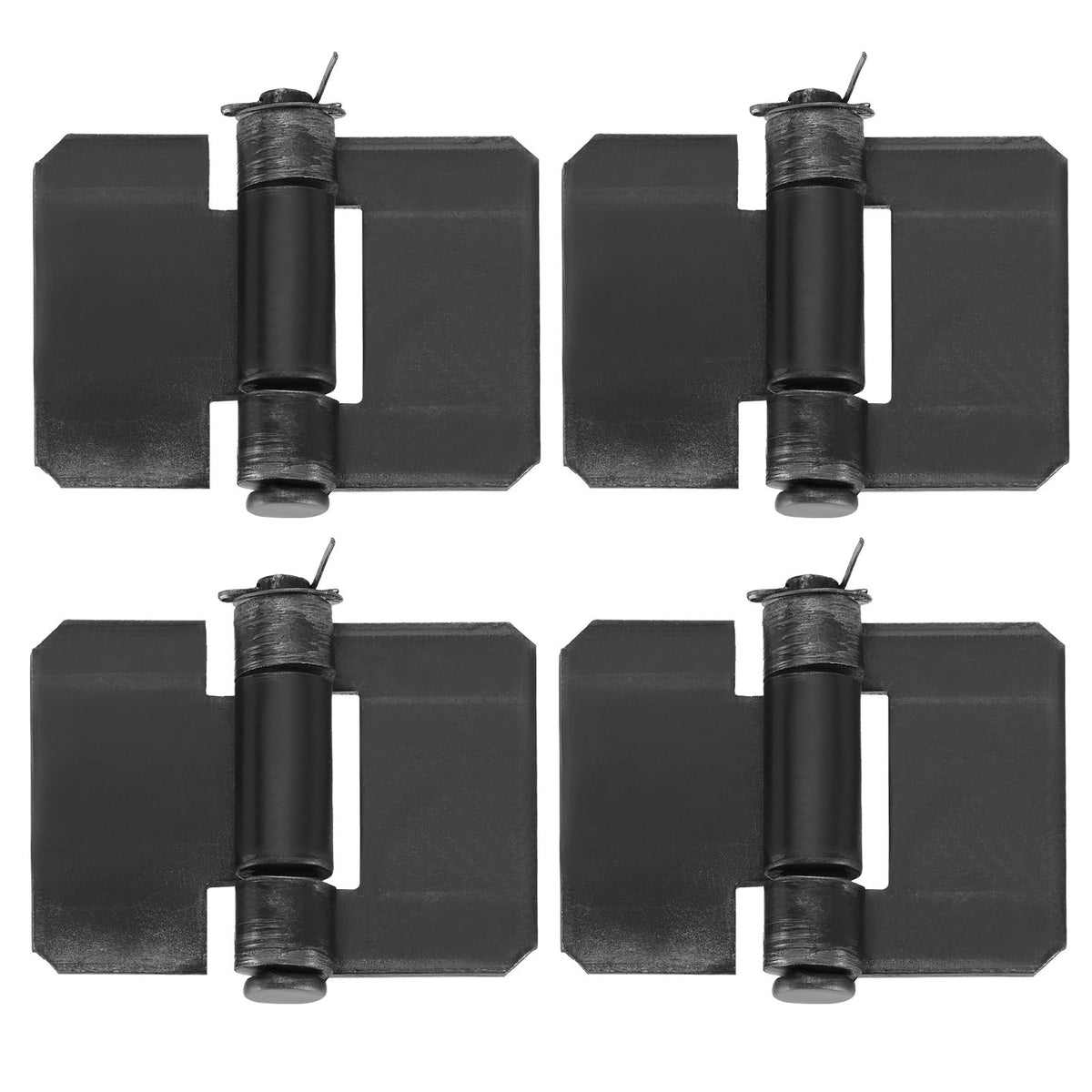 4 Pack Heavy Duty Weldable Hinges, 2.83"x3.46"x0.15" Weld on Butt Hinge