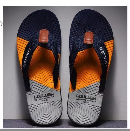 Mens Classic Flat Slip On Flip Flops Summer Beach Casual Holiday High Quality UK