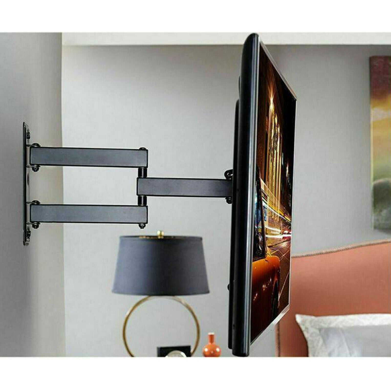 TV Wall Mount Bracket Full Motion Swivel Tilt X400 32-55 Inch LED LCD Screen