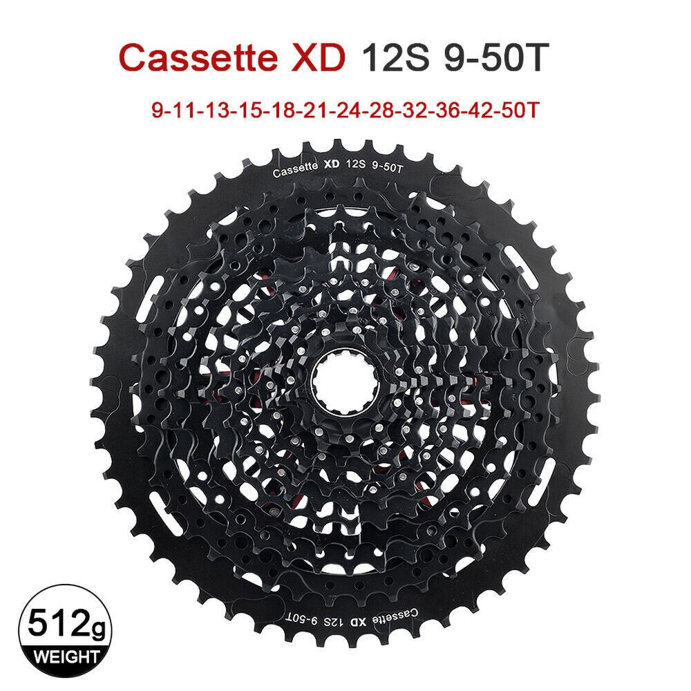 11/12-Speed XD Cassette Freewheel 9-50TBlack for SRAM GX Eagle XX1 X01 M