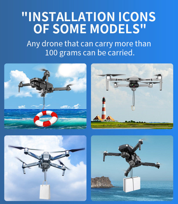 Drone Dropping Payload Delivery Thrower Air Dropper Device for DJI Mini 3 Pro