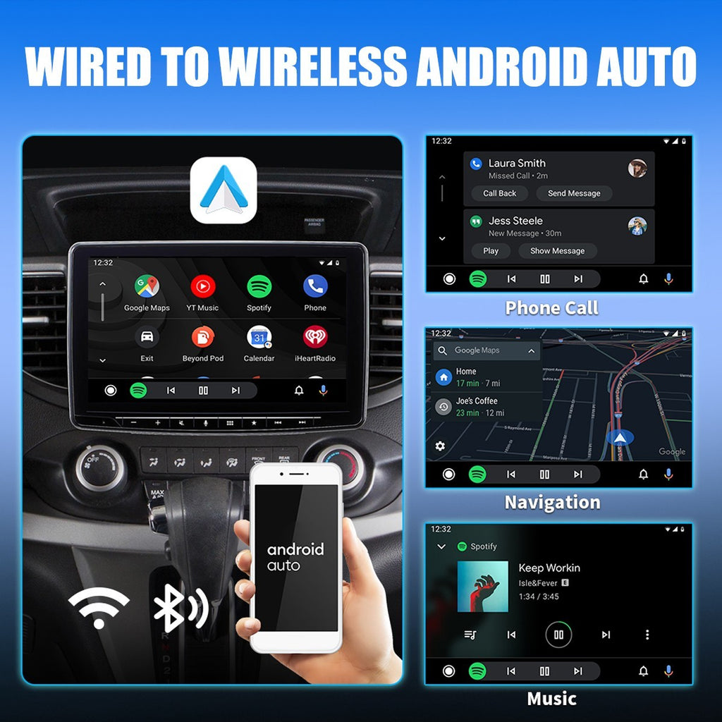 2025 USB Wireless CarPlay Adapter For iPhone Apple Wireless Dongle Plug ＆Play-UK