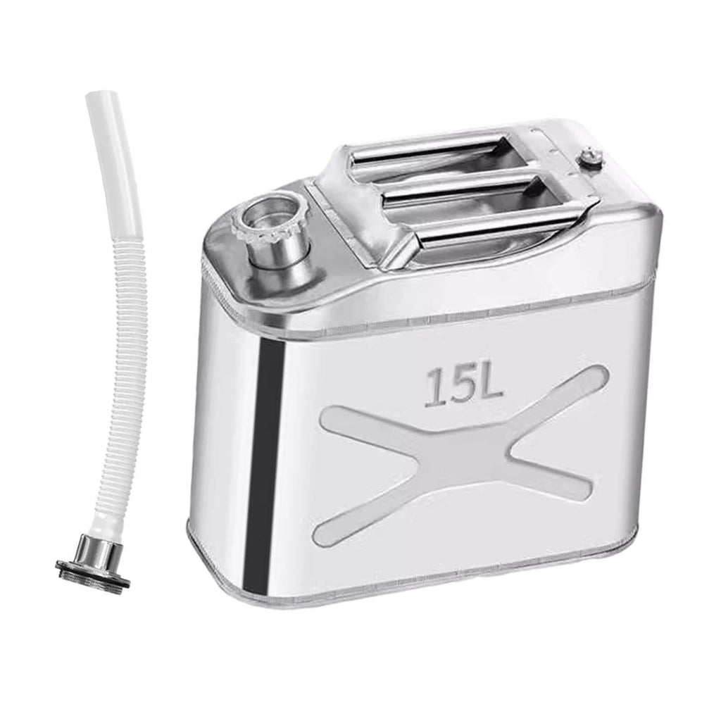Water Container Heavy Duty for Camping Outdoors Stainless Steel Portable 15L