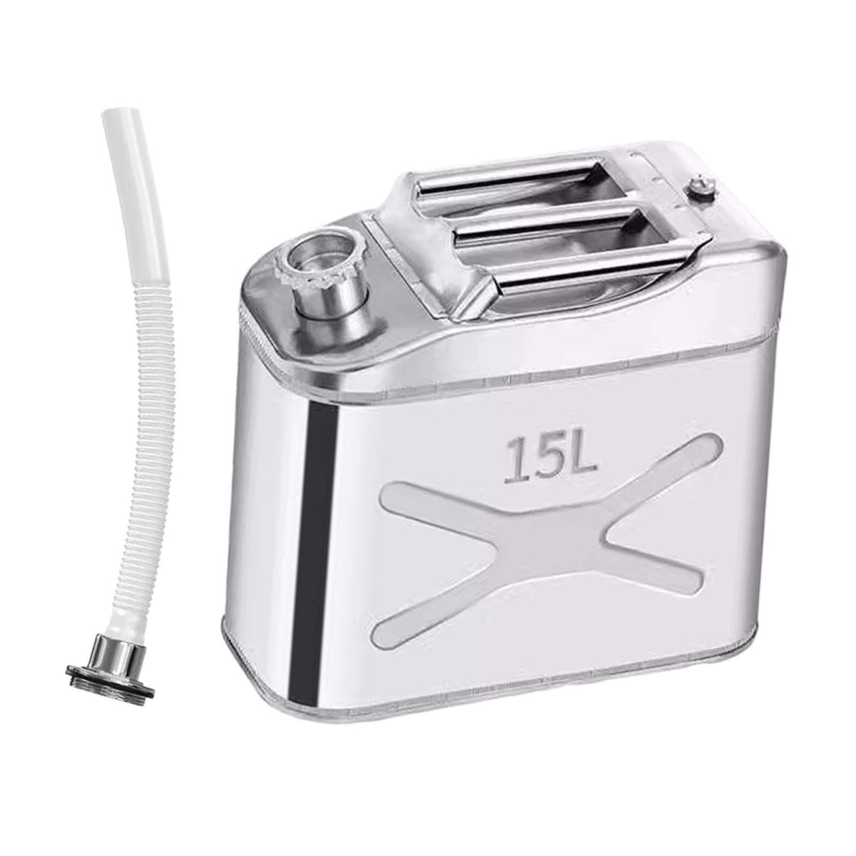 Water Container Heavy Duty for Camping Outdoors Stainless Steel Portable 15L