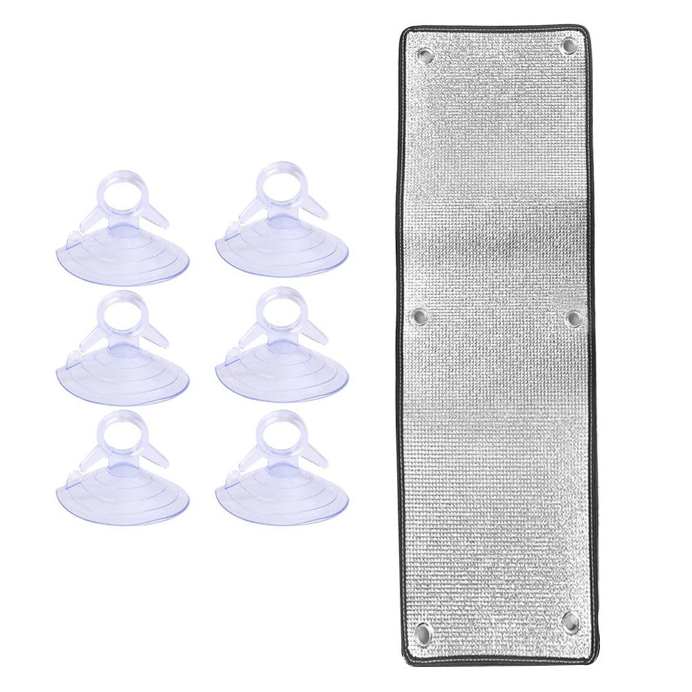 Heat Insulation Aluminum Foil Window Film with Suction Cup for Easy Installation