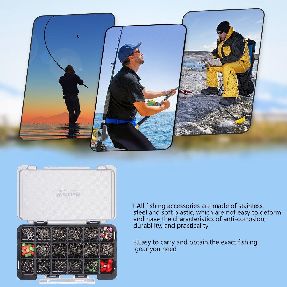 236pcs/set Sea Fishing Tackle Kit Fishing Accessories Set for Outdoor Fishing #