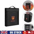 Fireproof Waterproof Document Bag Secret File Protect Pouch Money Safe Handbag