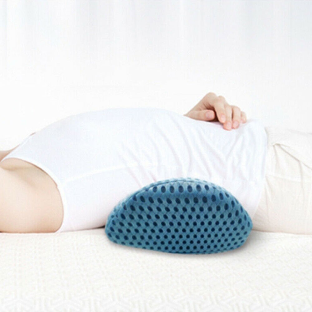 Lumbar Support Memory Pillow Bed Cushion for Sleep Lower Back Relief Pain UK
