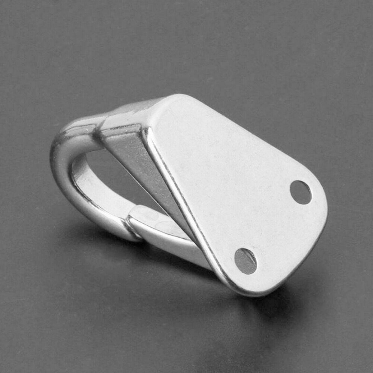 4X Marine Grade 316 Stainless Steel Spring Snap Fender Hook Boat Fending Hooks