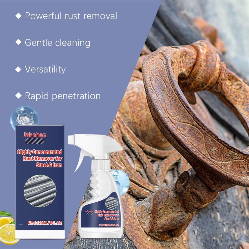 1-5X Highly Concentrated Rust Remover for Steel & Iron- Powerful Rust Remover