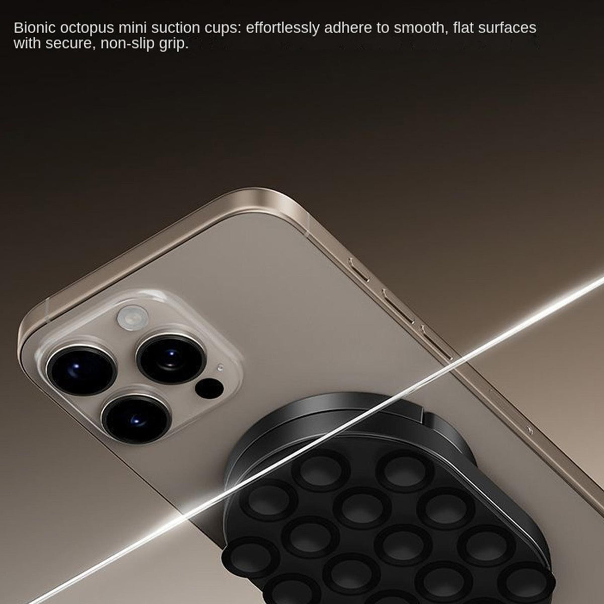 Magnetic Phone Holder For Car Suction Cup Automobile Bracket 360 Degree