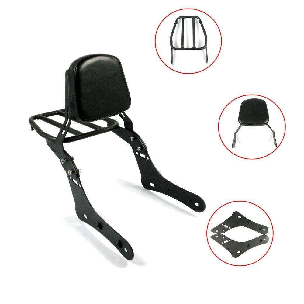 Sissy Bar Backrest with Luggage Rack For Kawasaki Vulcan S 650 VN650 2015-2022