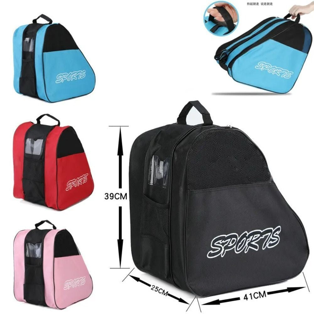 Breathable Ice Skating Bag Large Capacity Kids Inline Skates Bag