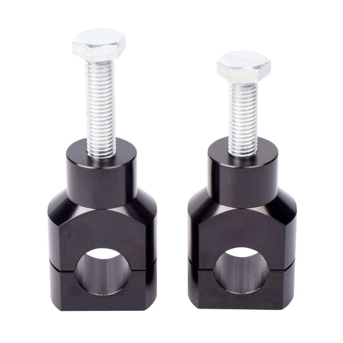 1" 25mm CNC Handlebar Risers Mount Clamp For Harley Sportster Dyna Softail Honda