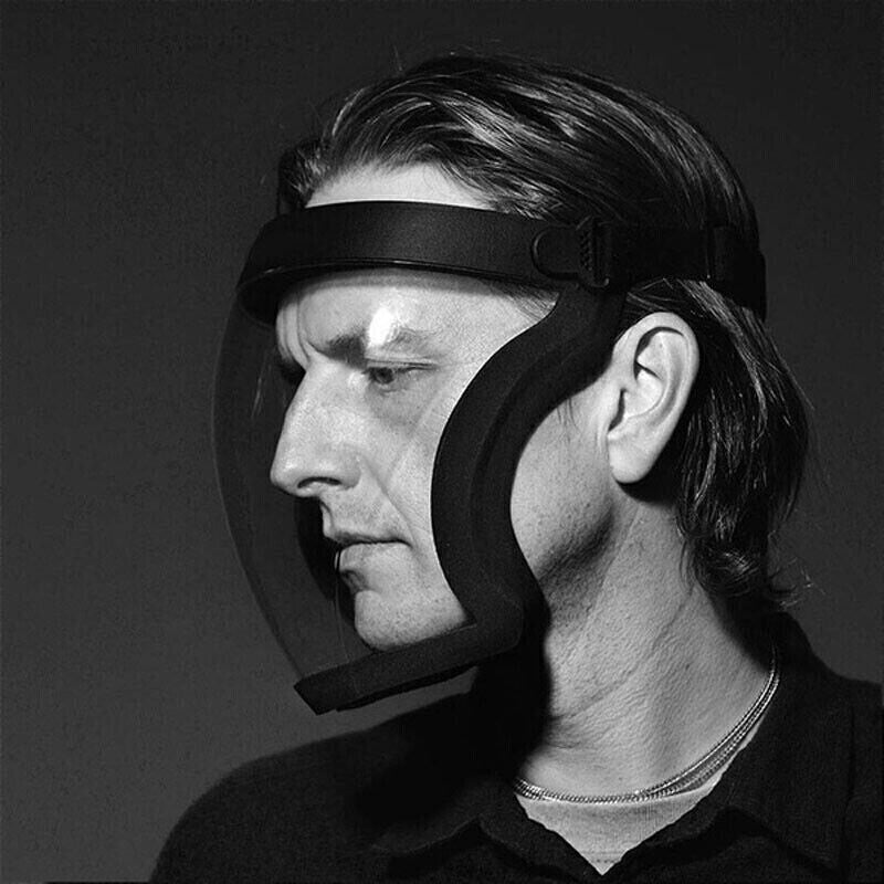 Full Face Shield Super Protective Head Cover Transparent Safety Mask Anti-fog