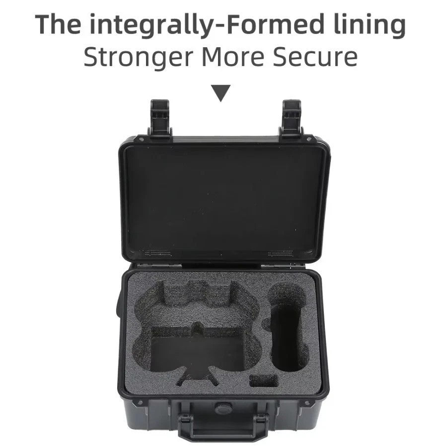 Hard Shell Suitcase Carrying Case Storage Bag For DJI Neo 2 Drone & DJI RC-N3