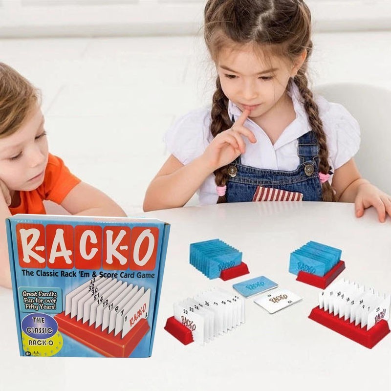 RACK-O Card Game - Family Game Night Kids 8+ & Adults - Retro Classic