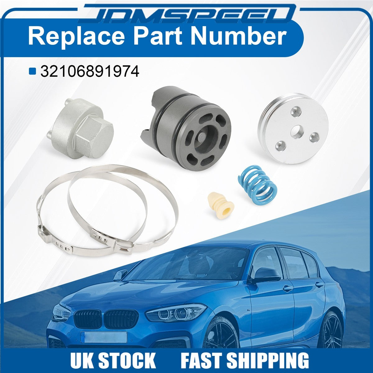 Steering Rack Repair Kit W/ Thrust Piece 32106891974 For BMW F20 F30 1 2 3 4 X1