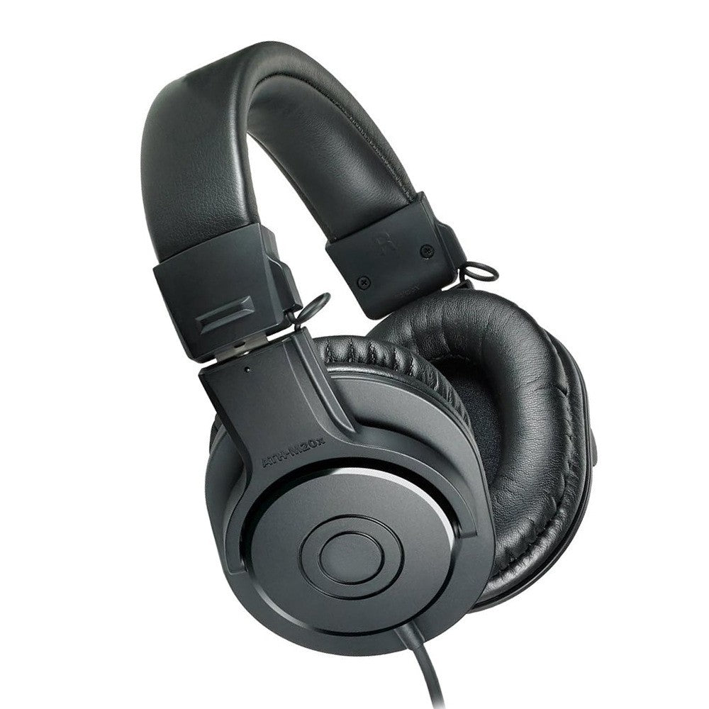 NEW Audio Technica ATH-M20X Studio Monitor Headphones + Case & Cables ATH-M50X
