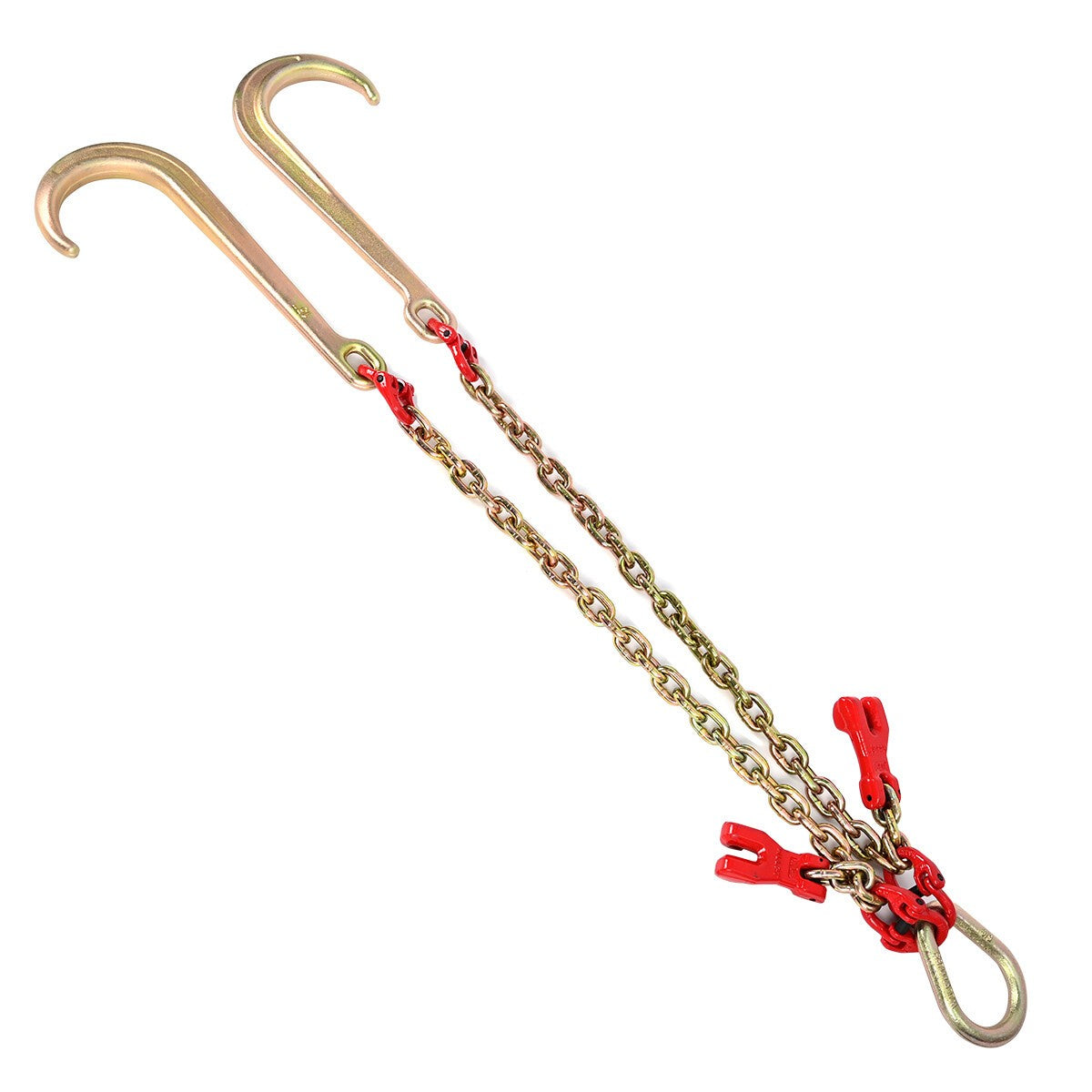 V-Assembly J Hook 1 Metre Brother Winch Chain Tow Recovery Assistance Off Road
