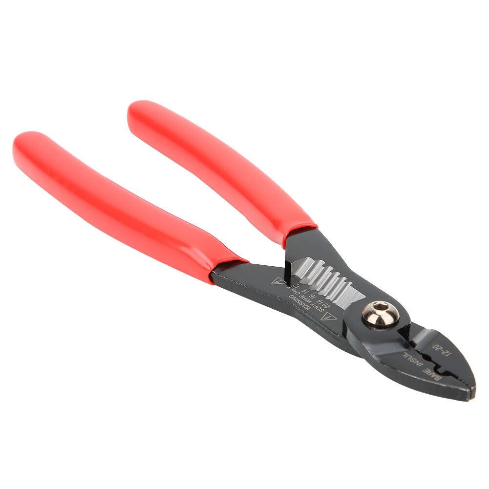 7in Crimping Pliers Wire Stripper Electrical Cable Stripping Hand Tool