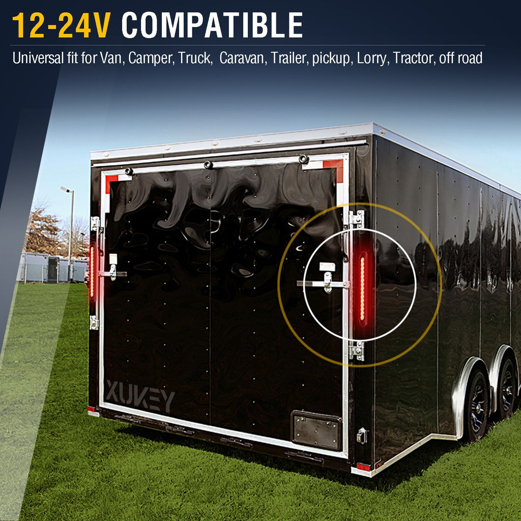 12V 24V Brake Tail Driving Light Strip LED Bar Trailer Caravan Van Truck Lorry