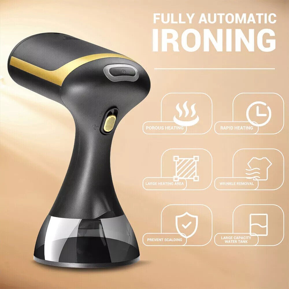 1500W Powerful Handheld Garment Steamer Portable Travel Fabric Heat Clothes Iron