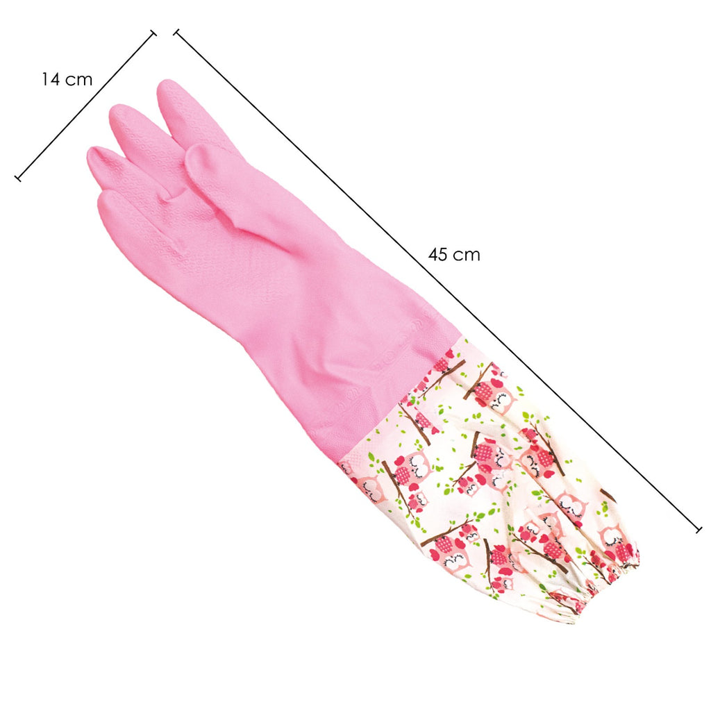 Long Cleaning Gloves Waterproof NEW Rubber Full Pond & Washing Gloves