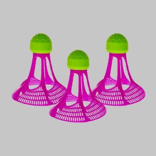 3/6/12Pcs Windproof Nylon Badminton Outdoor Anti-Wind Plastic Training Balls